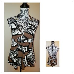 Printed halter top